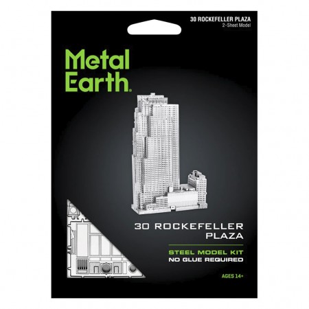 Miniatura de Montar Metal Earth - Rockfeller Plaza (mms061)