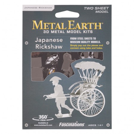 Miniatura de Montar Metal Earth - Japanese Rickshaw (mms120)