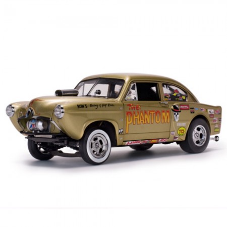 Carro Sun Star Henry J.gasser-gld T.phantom 1951 Escala 1/18 - Dourado
