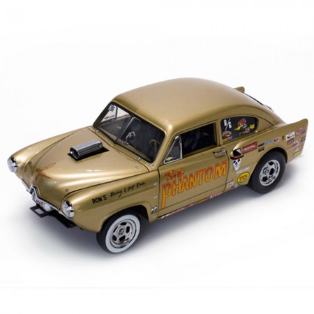 Carro Sun Star Henry J.gasser-gld T.phantom 1951 Escala 1/18 - Dourado