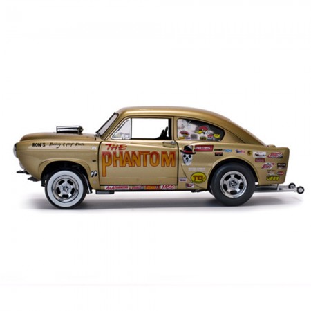 Carro Sun Star Henry J.gasser-gld T.phantom 1951 Escala 1/18 - Dourado