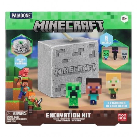 Bonecos Paladone Minecraft - Excavation Kit (8591)
