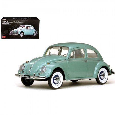 Carro Sun Star Volkswagen Beetle S. 1961 Escala 1/12 -  Azul
