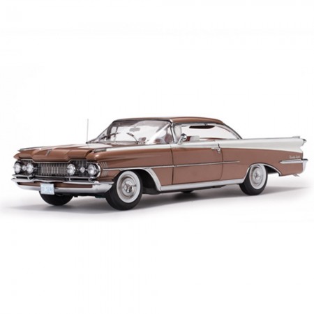 Carro Sun Star Oldsmobile 98 H.top 1959 Escala 1/18 - Marrom