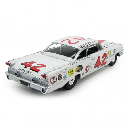 Carro Sun Star Oldsmobile 88 #42 Lee Petty 1959 Dayt 1959 Escala 1/18 - Branco