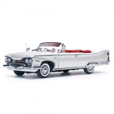 Carro Sun Star Plymounth Fury Conv.bco.perl 1960 Escala 1/18 - Branco