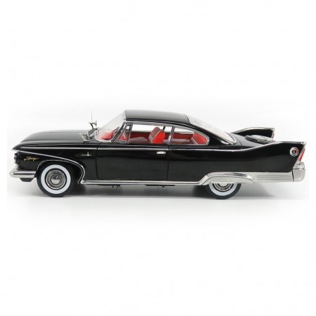Carro Sun Star - 1960 Plymouth Fury Hard Top Preto - Escala 1:18