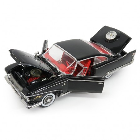 Carro Sun Star - 1960 Plymouth Fury Hard Top Preto - Escala 1:18