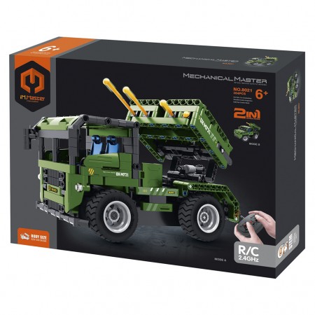 Caminho de Montar Controle Remoto 2-in-1 Im Master: Mechanical Master No.8021 - Rocket Launcher 364 Pcs