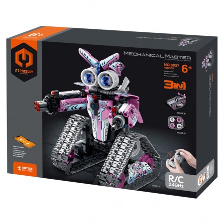 Brinquedo de Montar Controle Remoto 3-in-1 Im Master: Mechanical Master No.8027 - 408 Pcs
