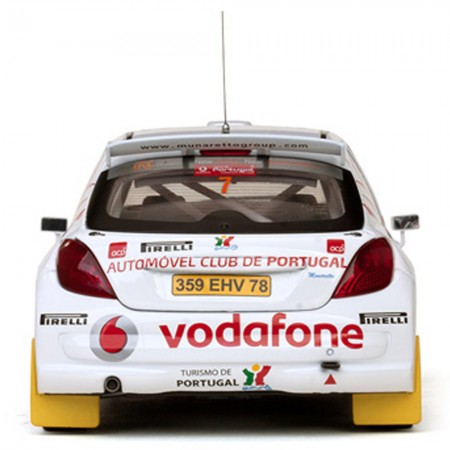 Carro Sun Star Peugeot 207 S2000 #7 M.stohl 2008 Escala 1/18 - Branco
