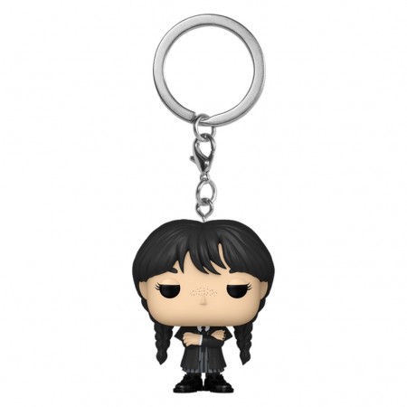 Chaveiro Funko Pop Keychain Television Wednesday (wandinha) - Wednesday Addams (86677)