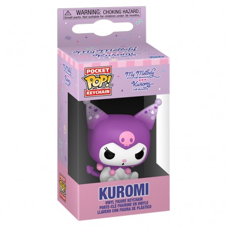 Chaveiro Funko Pop Keychain My Melody 50th Anniversary & Kuromi 20th Anniversary - Kuromi (86875)