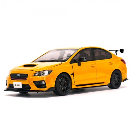 Carro Sun Star Subaru Wxr Sti S20 2015 Escala 1/18 - Amarelo