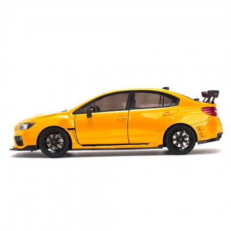 Carro Sun Star Subaru Wxr Sti S20 2015 Escala 1/18 - Amarelo