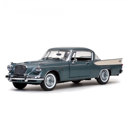 Carro Sun Star Studebaker Gld Hawk Wood 1957 Escala 1/18 - Cinza