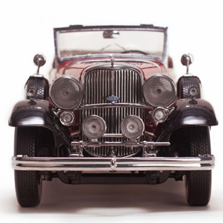 Carro Sun Star Ford Lincoln Kb T.down R 1932 Escala 1/18 - Vermelho