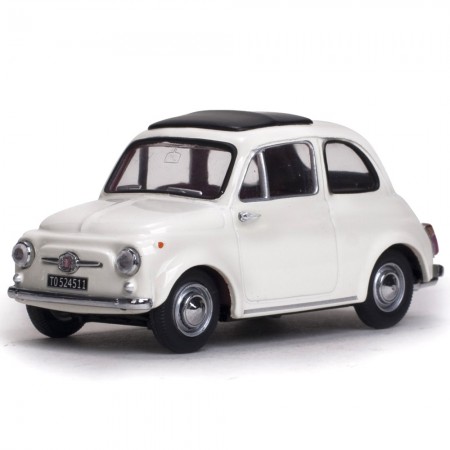 Carro Vitesse Fiat 500d Bianco 1965 Escala 1/43 - Branco