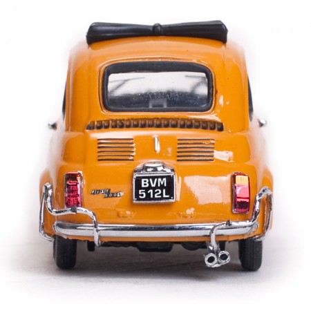 Carro Vitesse Fiat 500l Giallo Positano 1968 Escala 1/43 - Laranja