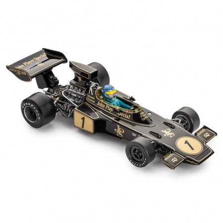 Carro Vitesse Lotus 72e #1 Ronnie Peter.gp 1974 Escala 1/43 - Vermelho Branco e Dourado