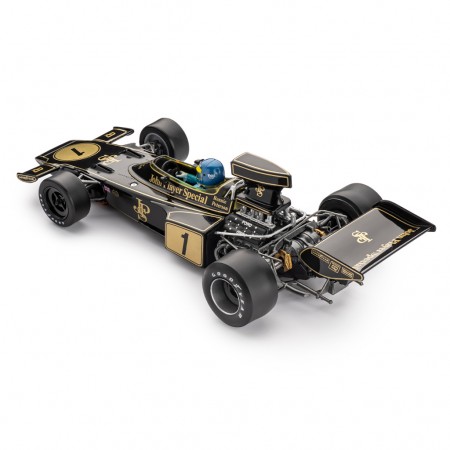 Carro Vitesse Lotus 72e #1 Ronnie Peter.gp 1974 Escala 1/43 - Vermelho Branco e Dourado
