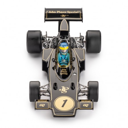 Carro Vitesse Lotus 72e #1 Ronnie Peter.gp 1974 Escala 1/43 - Vermelho Branco e Dourado