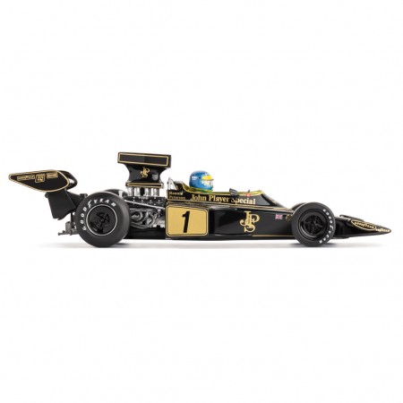 Carro Vitesse Lotus 72e #1 Ronnie Peter.gp 1974 Escala 1/43 - Vermelho Branco e Dourado