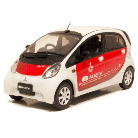 Carro Vitesse Mitsubishi I Miev California Elet Escala 1/43 - Branco e Vermelho