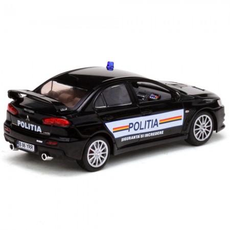 Carro Vitesse Mitsubishi Lancer Evo X Romain Pol Escala 1/43 - Preto