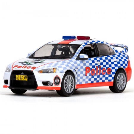Carro Vitesse Mitsubishi Lancer Evo X Austra.pol Escala 1/43 - Branco