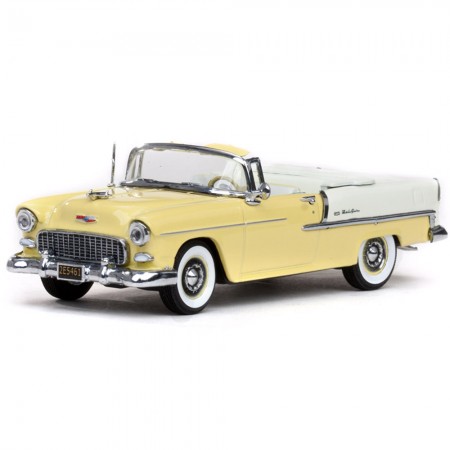 Carro Vitesse Chevrolet Bel Air Conv. 1955 Escala 1/43 - Amarelo