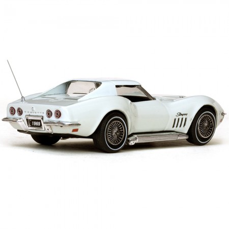 Carro Vitesse Corvette Coupe-can-am 1969 Escala 1/43 - Branco
