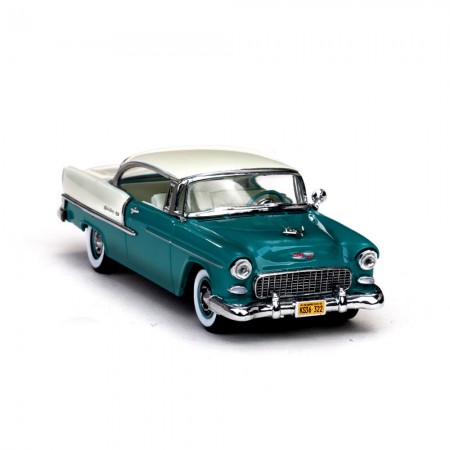 Carro Vitesse Chev. Bel Air H.top Ivry/turq.1955 Escala  1/43 - Azul