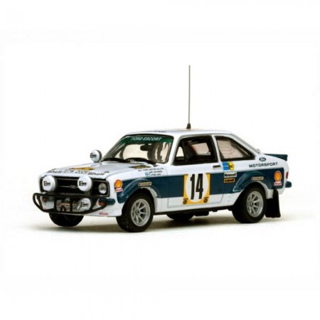 Carro Vitesse Ford Escort Rs1800 #14 a Vata 1977 Escala 1/43 - Branco