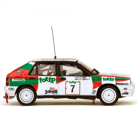 Carro Vitesse Lancia Delta Integrale #7 Cer 1988 Escala 1/43 - Branco