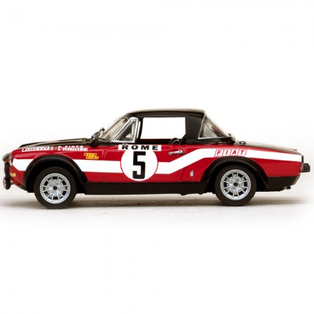 Carro Vitesse Fiat 124 Abarth #5 R.pinto 1975 Escala 1/43 - Preto
