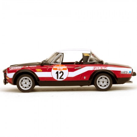 Carro Vitesse Fiat 124 Abarth #12 M.verini 1973 Escala 1/43 - Vermelho