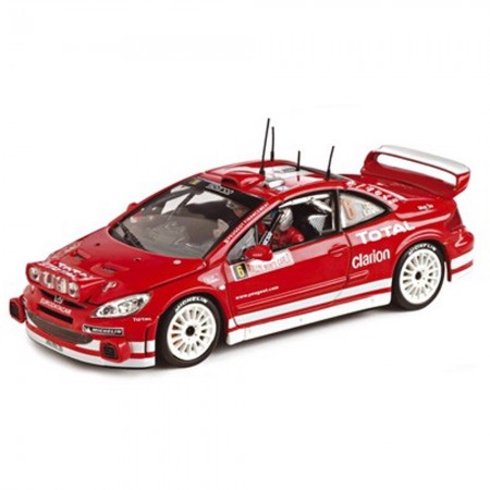Carro Vitesse Peugeot 307 Wrc F.loix M.carlo 2004 Escala 1/43 - Vermelho
