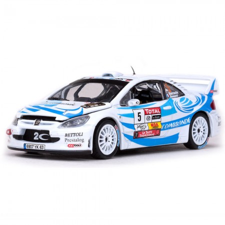 Carro Vitesse Peugeot 307 Wrc #5 S.sarrazin 2011 Escala 1/43 - Branco