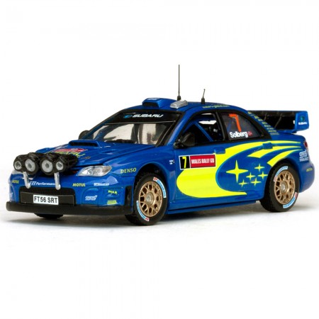 Carro Vitesse Subaru Impreza #7 P.solberg 2007 Escala 1/43 - Azul