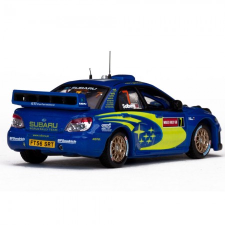 Carro Vitesse Subaru Impreza #7 P.solberg 2007 Escala 1/43 - Azul