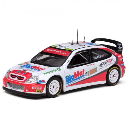 Carro Vitesse Citroen Xsara Wrc #8 Meeke Bettega Escala 1/43 - Branco