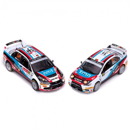 Carro  Vitesse Mitsubishi L.evo A.araujo 2009/10 Escala 1/43 - Branco