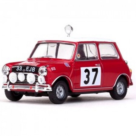 Carro Vitesse Morris Cooper #37 P.hopkirk 1964 Escala 1/43 - Vermelho
