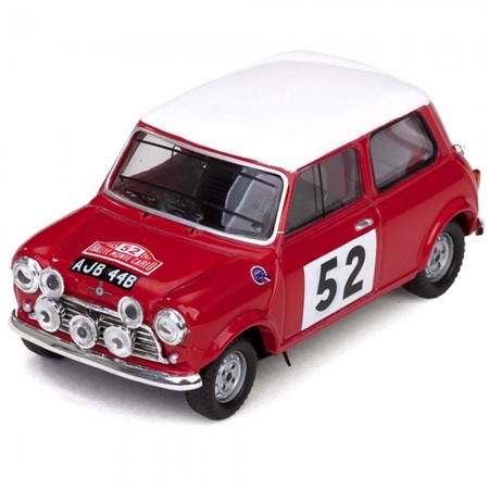 Carro Vitesse Morris Cooper S #52 T.makinen 1965 Escala 1/43 - Vermelho