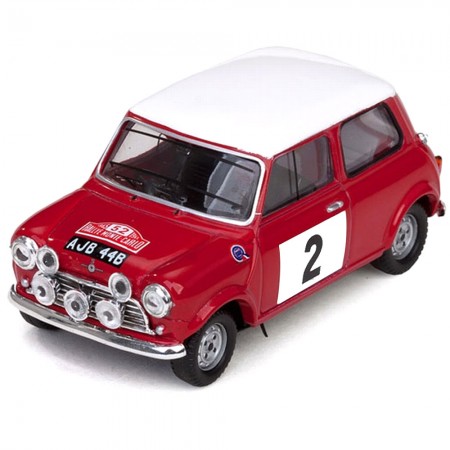 Carro Vitesse Morris Cooper S #2 T.makinen 1966 Escala 1/43 - Vermelho