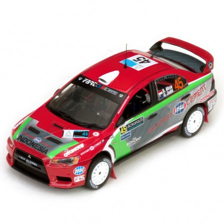 Carro Vitasse - Mitsubishi Lancer Evolution X #45 Rally Acropolis 2012 S. Akasa / J. Judd - Escala 1/43 (43447)
