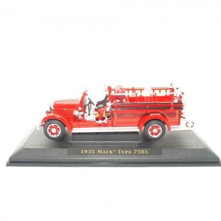 Caminho de Bombeiro Lucky Bombeiro Mack Type 75bx 1935 Escala 1/43