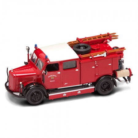 Caminho de Bombeiro Lucky Bombeiro Mercedes Benz Tlf-50 1950 Escala 1/43