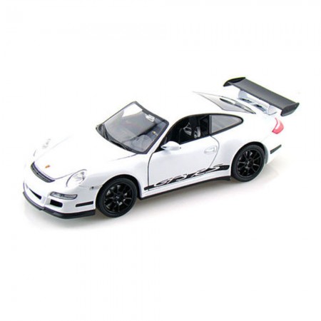 Carro Lucky Porsche 997 Gt3 Rs Escala 1/43 - Branco